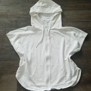 VICTORIA SPORT Hoodie sleeveless Mesh Shoulder L